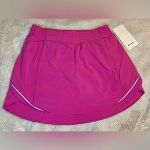 NWT LULULEMON Hotty Hot HR Skirt Pink